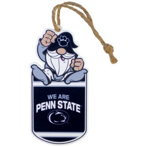 ornament or gift tag gnome with We Are Penn State
